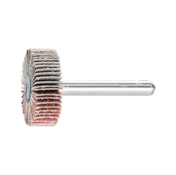 PFERD corundum flap disc F diameter 30x10mm shaft diameter 6 mm A80 - Fan sander