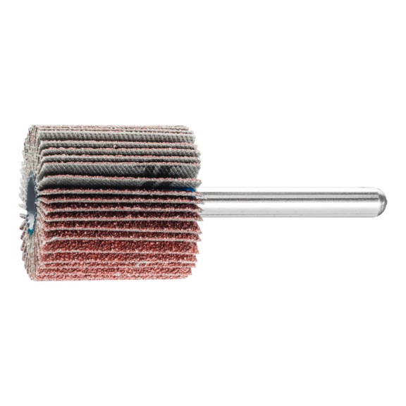 PFERD corundum flap disc F diameter 30x30mm shaft diameter 6 mm A60 - Fan sander