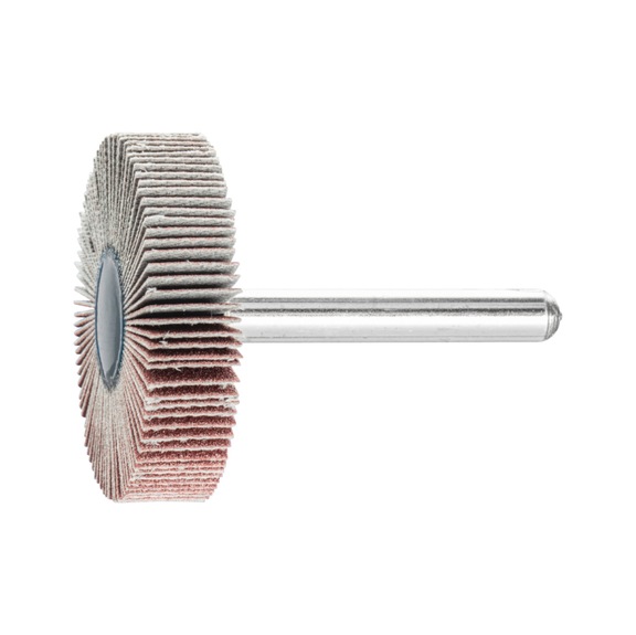 PFERD corundum flap disc F diameter 40x10mm shaft diameter 6 mm A180 - Fan sander