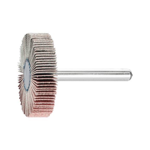 PFERD Korund Fächerschleifer F Durchmesser 40x10mm Schaft-Durchmesser 6 mm A240 - Fächerschleifer