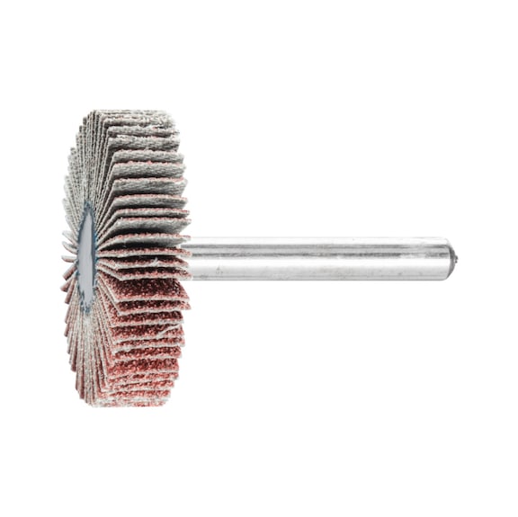 PFERD Korund Fächerschleifer F Durchmesser 40x10mm Schaft-Durchmesser 6 mm A60 - Fächerschleifer