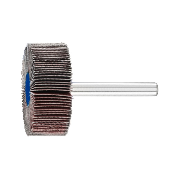 PFERD corundum flap disc F diameter 40x15 mm shaft diameter 6 mm A320 - Fan sander