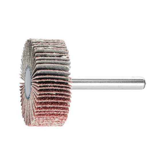 PFERD Korund Fächerschleifer F Durchmesser 40x15 mm Schaft-Durchmesser 6 mm A60 - Fächerschleifer