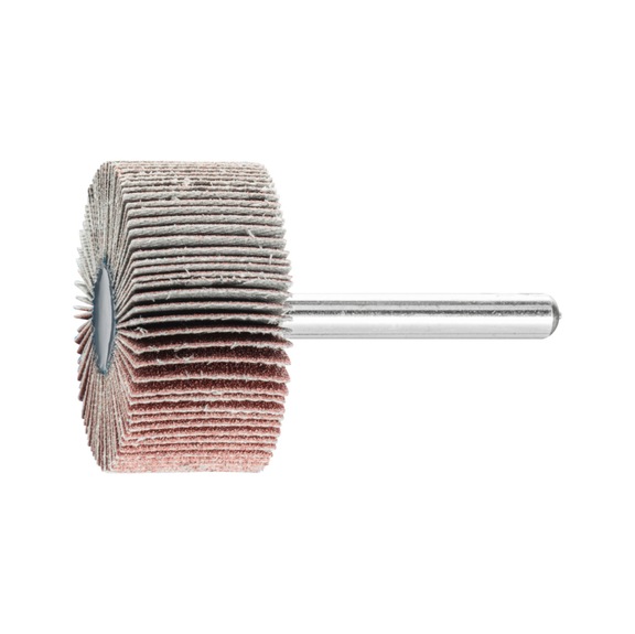 PFERD Korund Fächerschleifer F Durchmesser 40x20mm Schaft-Durchmesser 6 mm A150 - Fächerschleifer