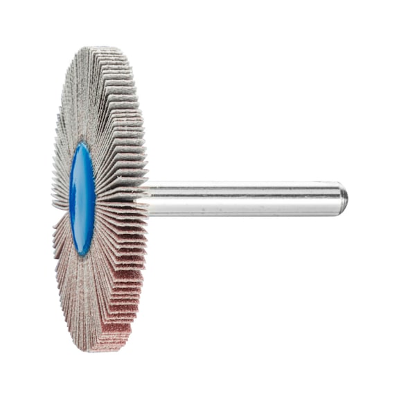 PFERD corundum flap disc F diameter 50x5 mm shaft diameter 6 mm A240 - Fan sander