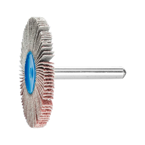 PFERD corundum flap disc F diameter 50x5 mm shaft diameter 6 mm A60 - Fan sander