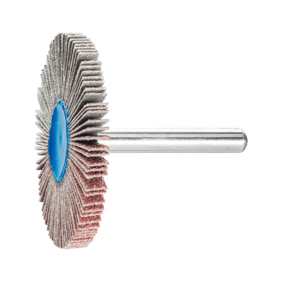 PFERD corundum flap disc F diameter 50x5 mm shaft diameter 6 mm A80 - Fan sander