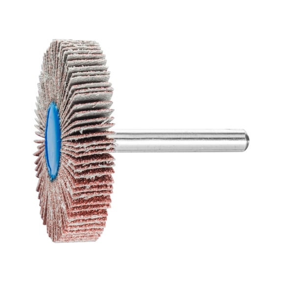 PFERD corundum flap disc F diameter 50x10mm shaft diameter 6 mm A60 - Fan sander