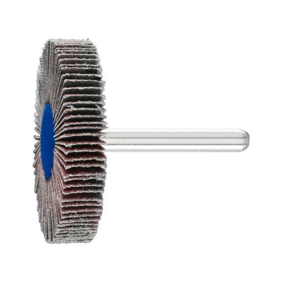 PFERD Korund Fächerschleifer F Durchmesser 50x10mm Schaft-Durchmesser 6 mm A80 - Fächerschleifer