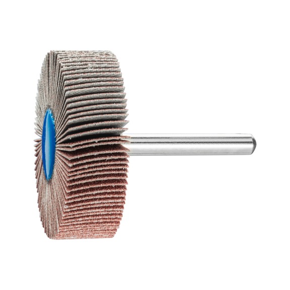 PFERD corundum flap disc F diameter 50x15 mm shaft diameter 6 mm A120 - Fan sander
