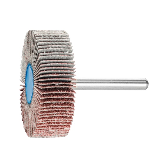 PFERD corundum flap disc F diameter 50x15 mm shaft diameter 6 mm A60 - Fan sander