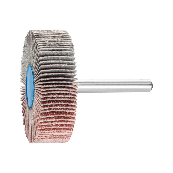 PFERD corundum flap disc F diameter 50x15 mm shaft diameter 6 mm A80 - Fan sander