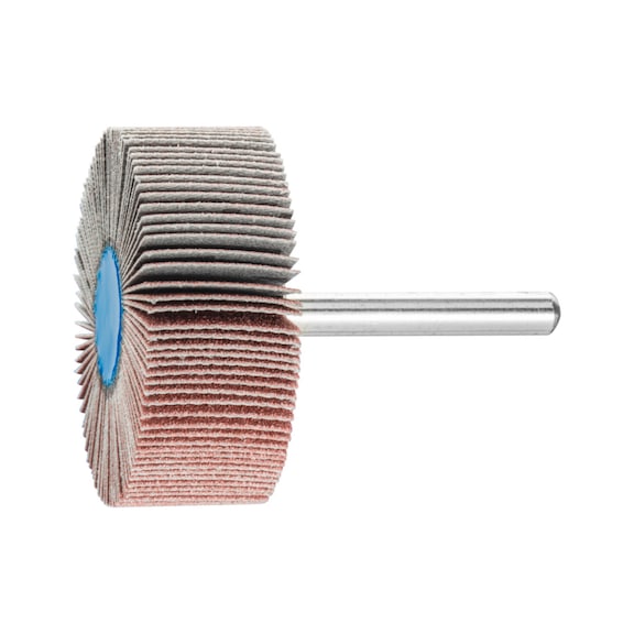 PFERD Korund Fächerschleifer F Durchmesser 50x20mm Schaft-Durchmesser 6 mm A120 - Fächerschleifer