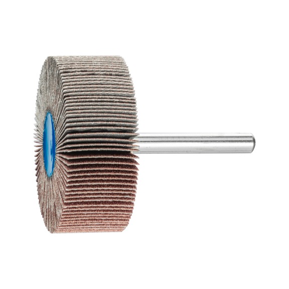 PFERD Korund Fächerschleifer F Durchmesser 50x20mm Schaft-Durchmesser 6 mm A150 - Fächerschleifer