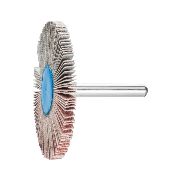 PFERD corundum flap disc F diameter 60x5 mm shaft diameter 6 mm A120 - Fan sander