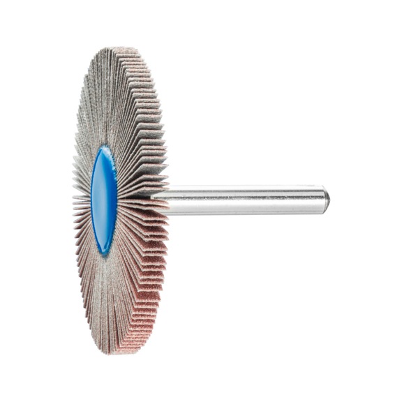 PFERD corundum flap disc F diameter 60x5 mm shaft diameter 6 mm A180 - Fan sander