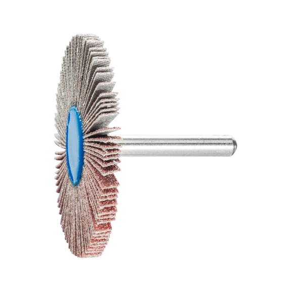 PFERD corundum flap disc F diameter 60x5 mm shaft diameter 6 mm A60 - Fan sander