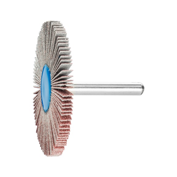 PFERD corundum flap disc F diameter 60x5 mm shaft diameter 6 mm A80 - Fan sander