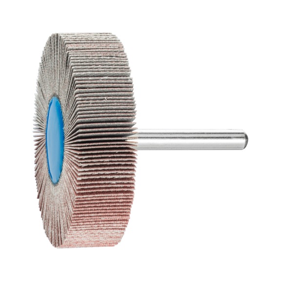 PFERD corundum flap disc F diameter 60x15 mm shaft diameter 6 mm A320 - Fan sander