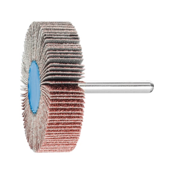 PFERD Korund Fächerschleifer F Durchmesser 60x15 mm Schaft-Durchmesser 6 mm A60 - Fächerschleifer