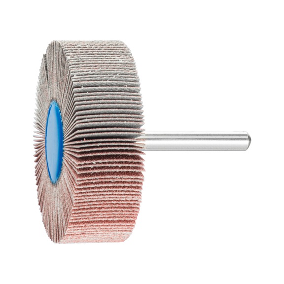 PFERD corundum flap disc F diameter 60x20mm shaft diameter 6 mm A120 - Fan sander