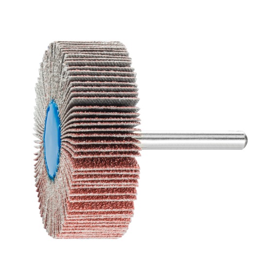 PFERD corundum flap disc F diameter 60x20mm shaft diameter 6 mm A60 - Fan sander