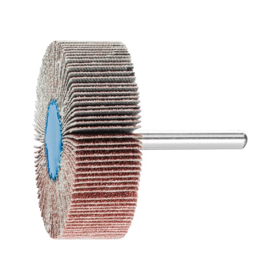 PFERD corundum flap disc F diameter 60x20mm shaft diameter 6 mm A80 - Fan sander