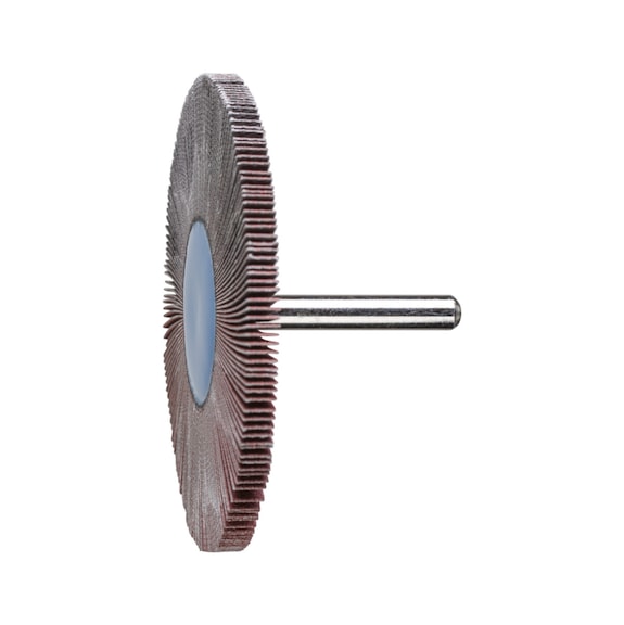PFERD corundum flap disc F diameter 80x5 mm shaft diameter 6 mm A180 - Fan sander