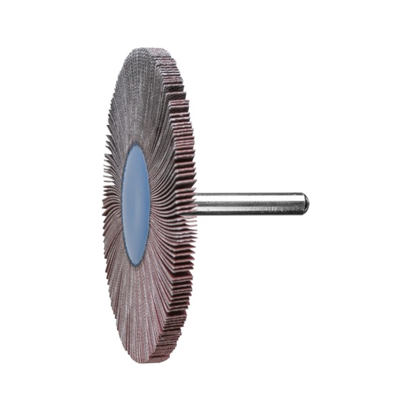 PFERD corundum flap disc F diameter 80x5 mm shaft diameter 6 mm A240 - Fan sander