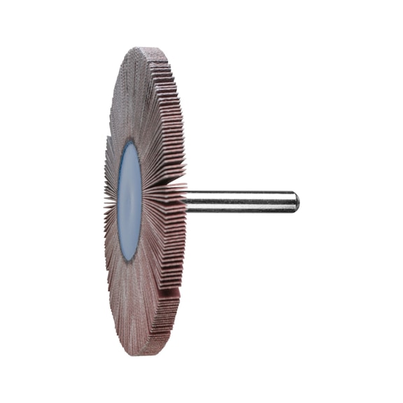 PFERD corundum flap disc F diameter 80x5 mm shaft diameter 6 mm A320 - Fan sander