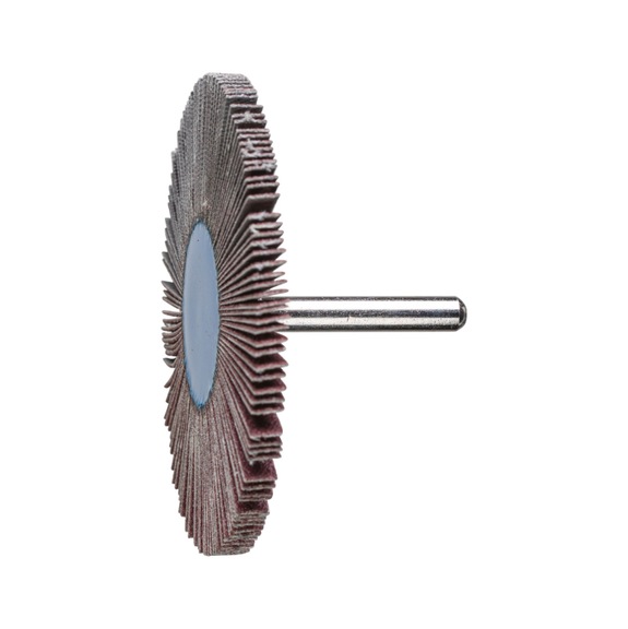PFERD corundum flap disc F diameter 80x5 mm shaft diameter 6 mm A80 - Fan sander