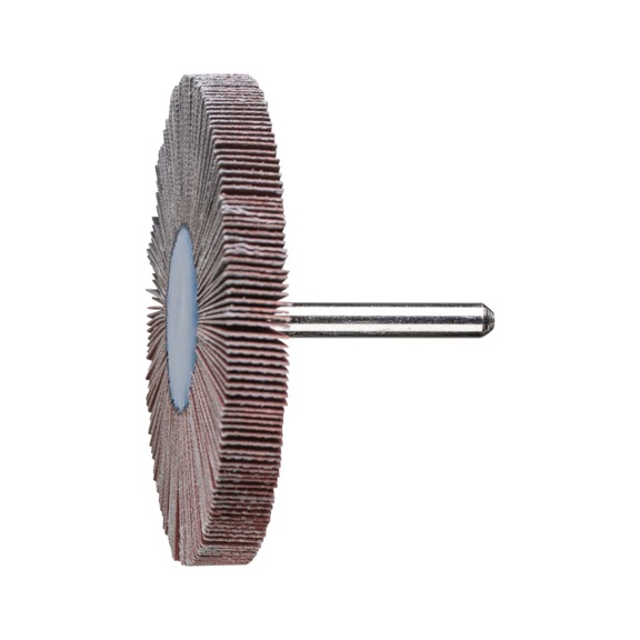 PFERD corundum flap disc F diameter 80x10mm shaft diameter 6 mm A320 - Fan sander