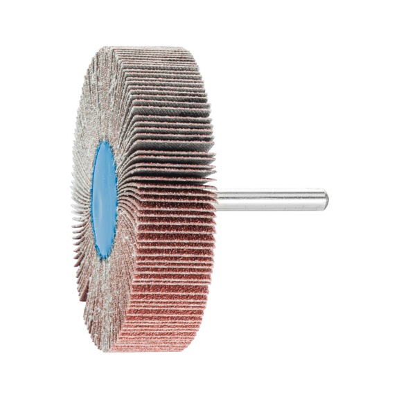 PFERD corundum flap disc F diameter 80x20mm shaft diameter 6 mm A80 - Fan sander