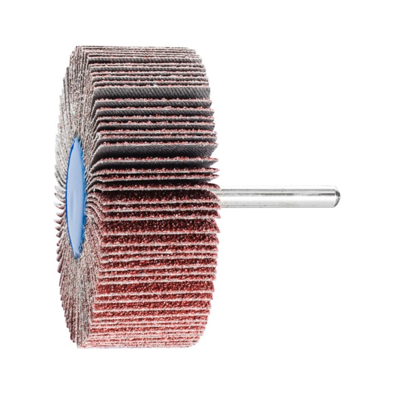 PFERD corundum flap disc F diameter 80x30mm shaft diameter 6 mm A40 - Fan sander