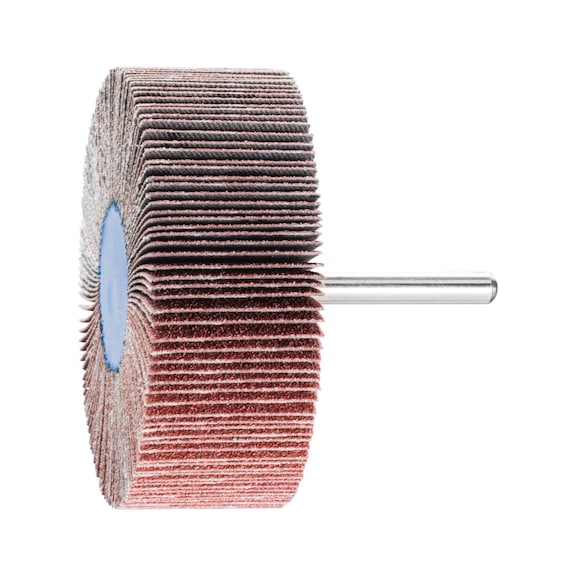 PFERD corundum flap disc F diameter 80x30mm shaft diameter 6 mm A80 - Fan sander