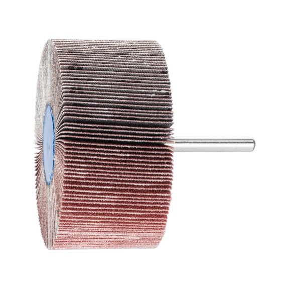 PFERD corundum flap disc F diameter 80x40mm shaft diameter 6 mm A120 - Fan sander