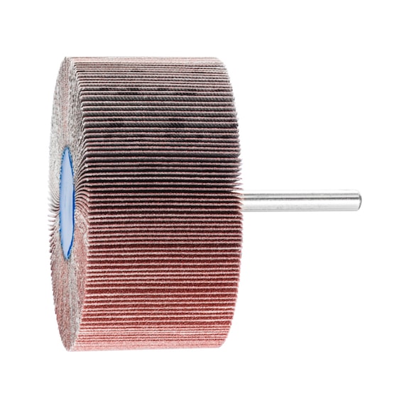 PFERD corundum flap disc F diameter 80x40mm shaft diameter 6 mm A150 - Fan sander