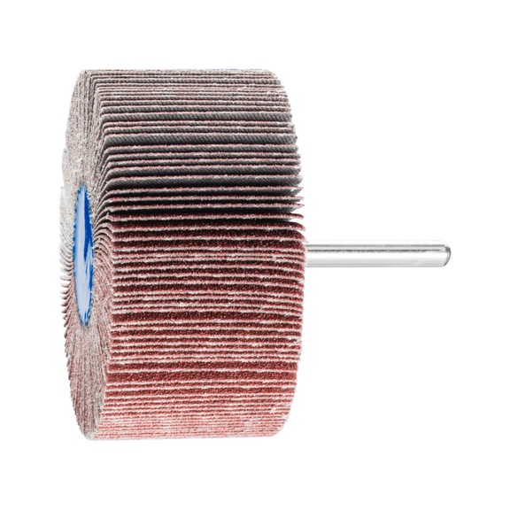 PFERD corundum flap disc F diameter 80x40mm shaft diameter 6 mm A80 - Fan sander