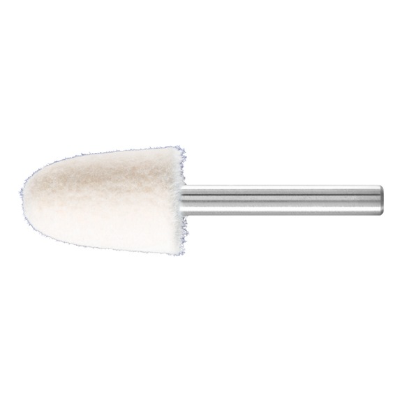 PFERD medium-hard felt polishing points conical shape diameter 20x30mm shaft 6 mm - Abrasives, abrasive media (other)