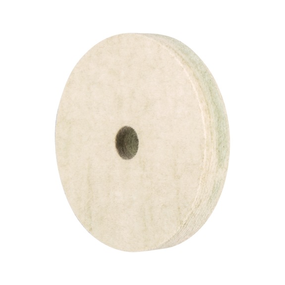 PFERD felt washer with brass insert FKSC diameter 125x20 mm bore 10 mm - Polishing felt disk