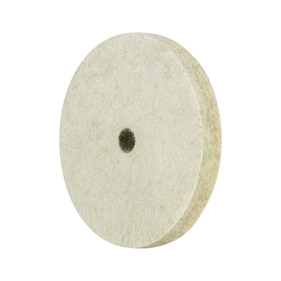 PFERD Filzscheibe mit Messingeinlage FKSC Durchmesser 80x10mm Bohrung 10mm - Polierfilzscheibe