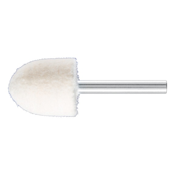 PFERD medium-hard felt polishing points pointed cone shape diameter 25x30mm shaft 6mm - Abrasives, abrasive media (other)