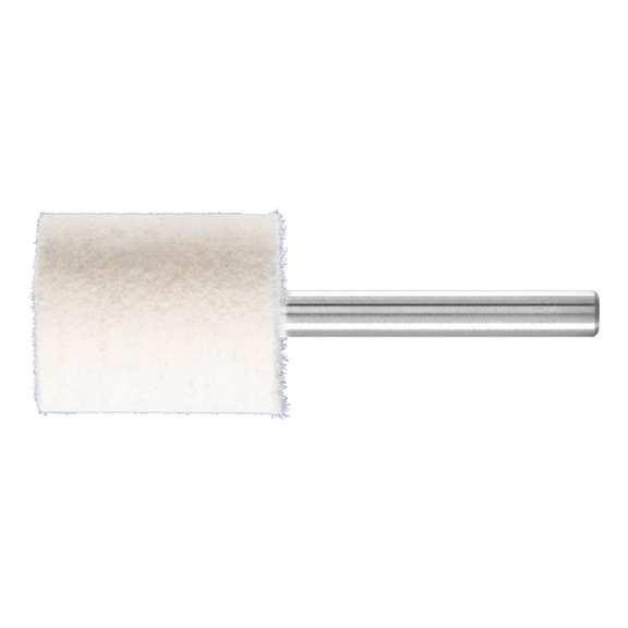PFERD hard felt polishing points cylindrical shape with face hole 25x30 mm shank 6 mm - Abrasives, abrasive media (other)