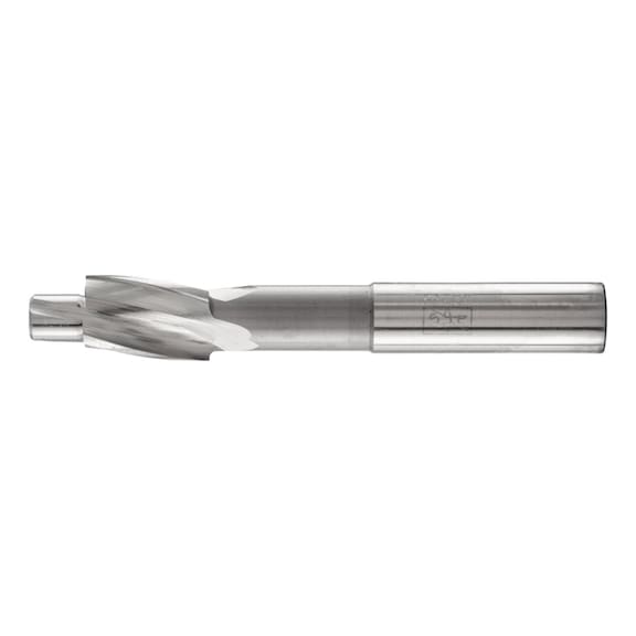 PFERD HSS flat countersink with guide pin DIN 373 diameter 15.0mm shank 12mm - Tenon countersink