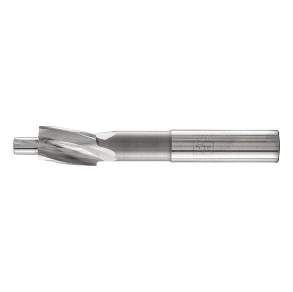PFERD HSS flat countersink DIN 373 diameter 15.0mm shank 12mm for threaded core hole - Tenon countersink
