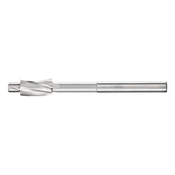 PFERD HSS flat countersink with guide pin DIN 373 diameter 8.0mm shank 5mm - Tenon countersink