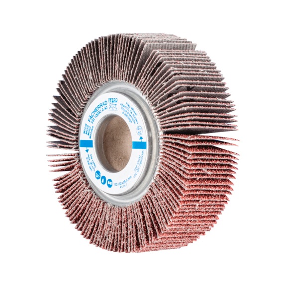 PFERD flap wheel FR diameter 100x30mm bore 25.4 mm A40 - Abrasive tool made of abrasive on a base