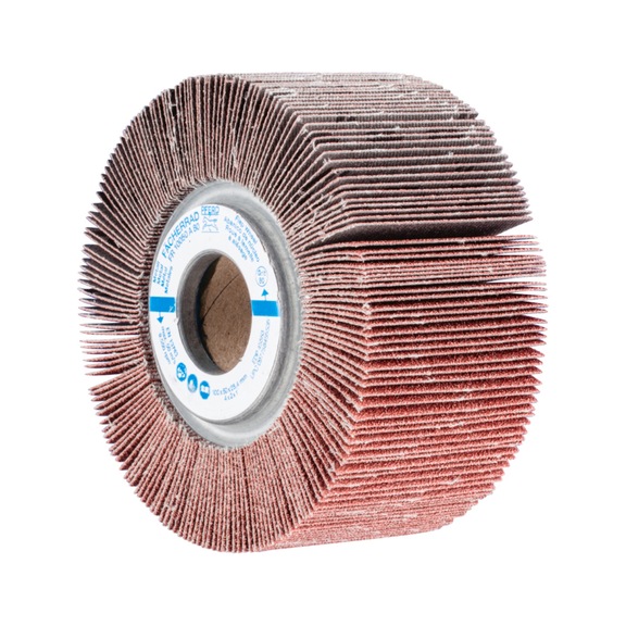 PFERD flap wheel FR diameter 100x50mm bore 25.4 mm A80 - Abrasive tool made of abrasive on a base
