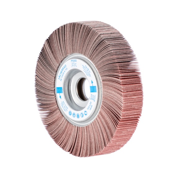 PFERD flap wheel FR diameter 150x30mm bore diameter 25.4mm A150 - Abrasive tool made of abrasive on a base