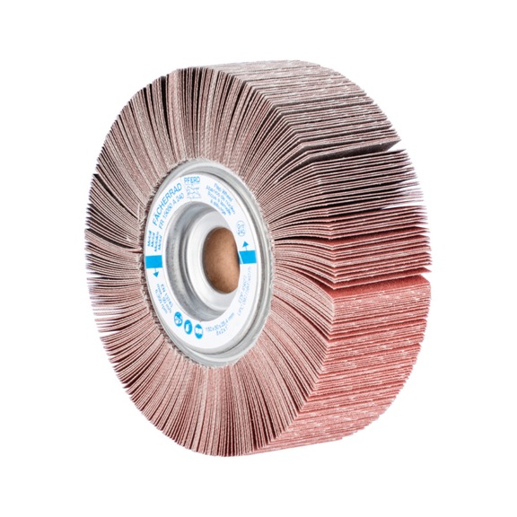 PFERD flap wheel FR diameter 150x50mm bore diameter 25.4mm A240 - Abrasive tool made of abrasive on a base